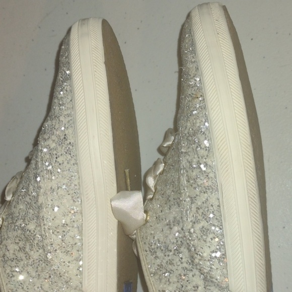 KEDS x Kate Spade Glitter Sneaker, Size 6.5 - Picture 9 of 12